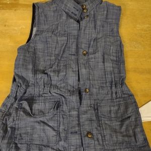 Talbot's Denim Vest Lightweight Layer